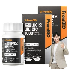 FromBIO 維他命C 1000補充錠 72g, 60顆, 2個