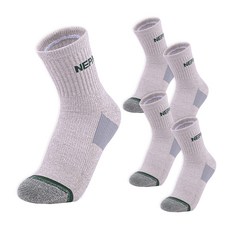 NEPA 女款 Mont Pinnacle 緩衝中筒襪 5雙組, 綠色