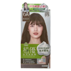 美吾髮植優 泡沫染髮劑, 6A 橄欖深棕, 1組