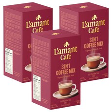 L'amant Cafe 越南三合一即溶咖啡, 12入, 3個, 16g