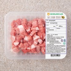 농협 포크빌 한돈 뒷다리살 찌개용, 500g, 1개
