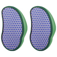 奈米玻璃磨腳器 淺綠, 2個, 1個裝, 75g