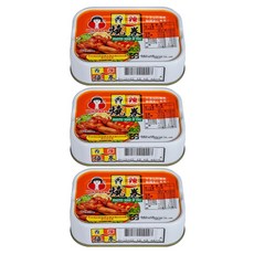 東和食品 How Mama 香辣燒卷罐頭, 100g, 3罐