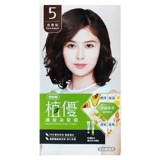 美吾髮植優 護髮染髮霜, 5亮栗棕, 1盒