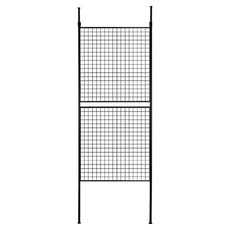 AMOS 亞摩斯 頂天立地網片置物架 TAW017BK 90 x 90cm, 黑色, 1個
