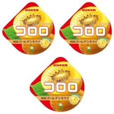 UHA 味覺糖 酷露露Q糖 奇異果味 黃金奇異果果泥添加奇亞籽, 40g, 3包