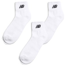 New Balance NB Crew Socks 中筒襪 3雙, 白色, 1組