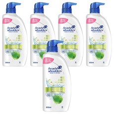 寶潔海飛絲蘋果清新調理漂洗蘋果味, 5個, 850ml