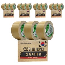 Shin Hung 韓國製大容量Lava布膠帶 48mm X 25M 米色, 15個