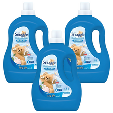스너글 블루스파클 플러스 섬유유연제, 3개, 1.8L