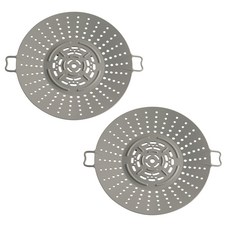 FLaITO 矽膠蒸籠盤 灰色, 24.2cm, 2個