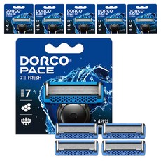 DORCO 多可樂客 Face 7II FRESH刮鬍刀片, 4入, 6盒