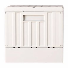 livinbox FB-3232 小貨櫃收納椅 貨櫃屋造型設計 組裝簡易又方便, 白, 1個