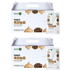 삼육 백세습관 흑마늘즙, 2박스, 2.1L