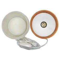 1+4 調香融蠟夜燈 含蠟塊 英國梨小蒼蘭 + 優雅棉花 + 鼠尾草海鹽 + 舒療之息, 原木色