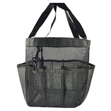 Beaurator 現代網眼口袋沐浴袋, 1個, 黑色