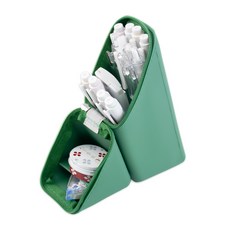 ARTJOY 三角站立式筆袋, 1個, 綠色
