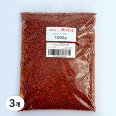 하늘e정원 세척화장토 적마사 분갈이흙 화분용토, 3개, 1kg