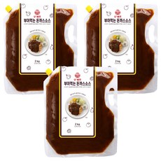 오뚜기 오쉐프 부어먹는 돈까스소스, 2kg, 3개