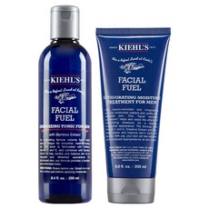 키엘 훼이셜 퓨얼 에너자이징 포 맨 모이스처 트리트먼트 200ml + 토닉 250ml, 1세트