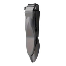 不鏽鋼 指甲剪套組 B款蟬形 大號 電鍍合金, 槍灰, 1組