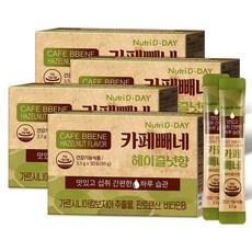 Nutri D-DAY 藤黃果黑咖啡 榛果風味 30條入, 99g, 4盒