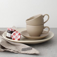 Ecrins 咖啡杯, 卡其棕色, 1套