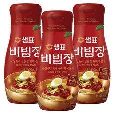 Sempio 膳府 韓式拌飯拌麵醬, 350g, 3瓶