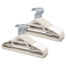Im Home Living 360度旋轉防滑護領衣架, 白色, 60支