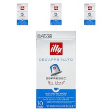 일리 네스프레소 호환 디카페인 캡슐커피, 5.7g, 10개입, 4개