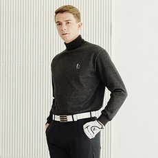 DAKUANG 男款刺繡高領刷毛長袖T恤 E10JKA_JT4540