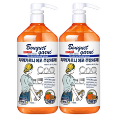 부케가르니 에코 주방세제 자몽향, 1L, 2개