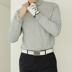 DAKUANG 男款刺繡高領刷毛長袖T恤 E10JKA_JT4540