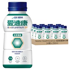 Nestle HealthScience 雀巢健康科學 愛速康 金選優纖營養均衡配方, 250ml, 24個