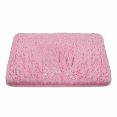 Cotton Field 棉花田傢飾 瀅柔超細纖維防滑踏墊-粉色, 60 x 40cm, 1個