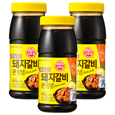 OTTOGI 不倒翁 大容量排骨調味醬, 840g, 3罐