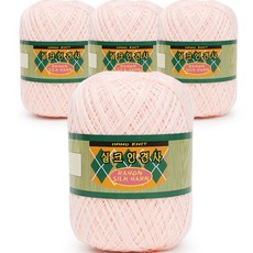 SEVY 手工編織線 90g, 803 Light Peach, 4個