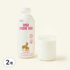 이담 산양유 100, 2개, 750ml