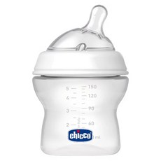 Chicco 天然母感2倍防脹PP奶瓶小單孔（一般流量)150ML, CNA807110, 1個