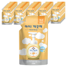 아이깨끗해 핸드워시 순 파우더향 리필용, 200ml, 30개