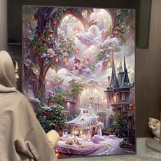 創彩 鑽石畫, 夢幻城堡, 1組