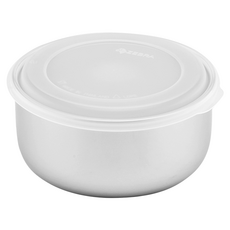 ZEBRA THAILAND 304不鏽鋼高型調理碗 12cm 0.7公升容量 易開 防滑蓋, 附蓋調理碗, 1組