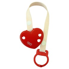 티지엠 하티 멀티 홀더 노리개 쪽쪽이, 노꼭지, 베리레드, 1개