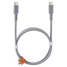 Iwalk 玩色計畫 快充傳輸線 USB C-USB C, 150cm, 燎原灰, 1條