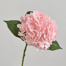 Wonder Nine 人造繡球花客廳裝飾花束, 02 淺粉紅色, 1個