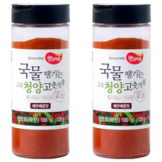 Sun Village 讓人想喝湯的細緻韓國產青陽辣椒粉 特辣口味, 120g, 2個