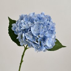 Wondernine 人造繡球花客廳室內裝飾花束, 03 天空藍, 1個