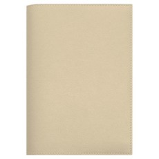 SOYMIX Airy Light 皮革基本款書套 L, 1個, 暖米色