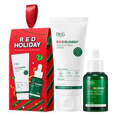 Dr.G Red Blemish Cica Soothing Cream 假日版套裝, 80ml, 1組