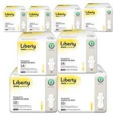 Liberty ORGANATURE Organature韓國產蝶翼瞬吸棉薄衛生棉 M 14片 2包+L 12片+夜用型 10片, 50片, 2組